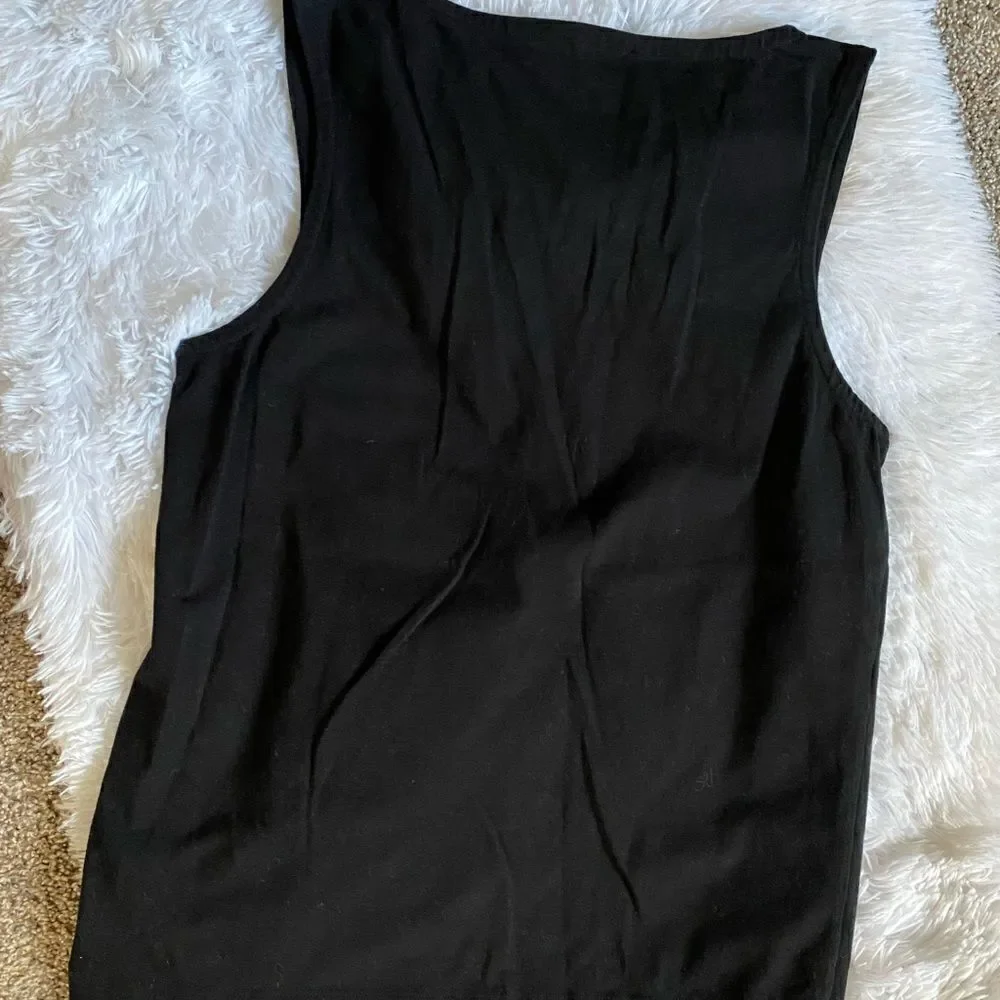 Kate Spade‎ Pomona Bow Front Tank Top Black Women’s Size Large